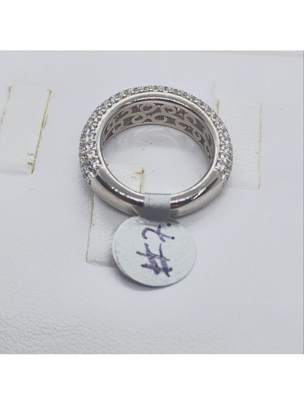 Brand New Sterling Silver 925 Eternity Ring cz - Picture 7 of 8